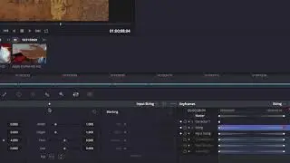 Resolve's keyframe curve 