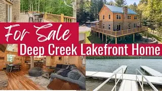 Lakefront Log Home For Sale in Deep Creek Lake, Maryland