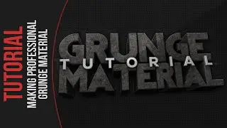 Cinema 4D Tutorial - Creating Professional Grunge Material