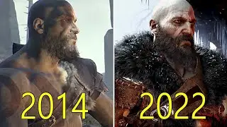 Evolution of God of War 4 2014 2022