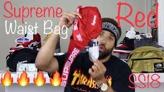 SUPREME SS18 WEEK 1 WAIST BAG RED **Legit Check/Review**