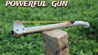 How to Make Powerful gun in pvc pipe_ crazy creation