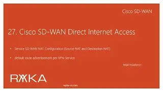 27. Cisco SD-WAN Direct Internet Access