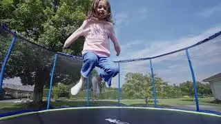 Kids Have a Blast on the Zupapa New Trampoline - Safe and Fun for the Whole Family!