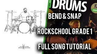 Bend & Snap - Rockscool Grade 1 - Full Song Tutorial 🥁