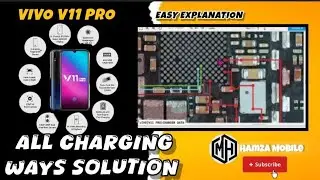 Vivo V11 Pro Charging ways,Not Charging Problem Solutions USB All Solutions,Tracks Jumper Solution📲✅