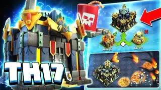 NUEVO *AYUNTAMIENTO 17* de CLASH OF CLANS!! 🚨SNEAK PEEK 1º con Águila Fusionada y Bomba Gigante! 🦅 💣