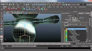 Setting up Human IK in Maya 2012 pt10 mirror weights and finish spine