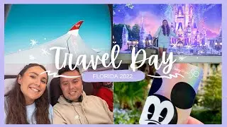 FLORIDA TRAVEL DAY | Manchester to Orlando & Arriving at Caribbean Beach Resort