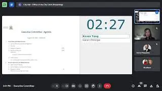 August 28, 2024 - Executive Committee