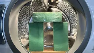 Experiment - Floral Foam in a Washing Machine