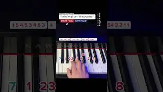 TERI MERI - Mini Piano Tutorial | Easy | #pianotutorial #learnpiano #terimerisong #bollywoodpiano