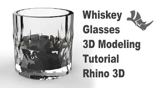 Whisky Glass 3D Modeling CAD Tutorial 3D with Rhinoceros 3D 