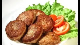 Ground beef cutlets. A classic recipe. Sooo delicious!