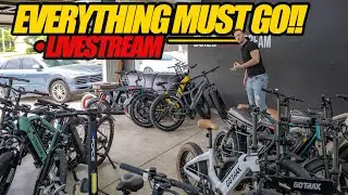 EBIKE Pre-Liquidation Sale LIVESTREAM // MORE BUILDS COMING!