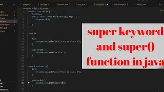 super keyword and super() in Java, default constructor automatically called in subclass constructor