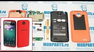 LENOVO S820 КАК РАЗОБРАТЬ, ЗАМЕНА ДИСПЛЕЯ И СЕНСОРА