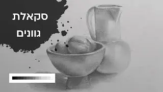 סקאלת גוונים | הצללות | איך להצליל צעד אחר צעד