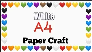 White Paper Craft | One Paper Craft | Pencil case | How to make | Fun With Creations