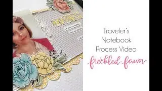 Traveler's Notebook Process Video: Happiness