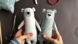 Скандинавские мишки из фетра #1 | Легкий пошив | Scandinavian Felt Bears Sewing