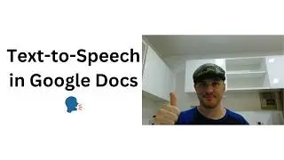 Text-to-Speech in Google Docs