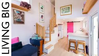 Flight Attendant's Stunning, Totally Custom Tiny Home!