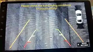 Back Camera setting in TS9 Android head unit. Reverse Camera setting in Android Car stereo.