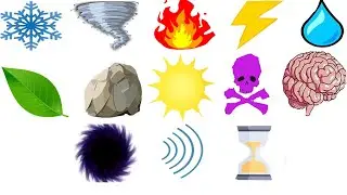 Elemental List Marathon❄️🌪️🔥⚡💧🌿🪨☀️☣️🧠⚫🔊⏳