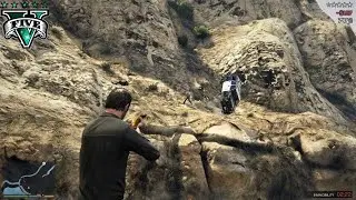 GTA 5 - Trevor's FIVE STAR COP BATTLE AT THE DAM! (GTA V Funny Moment)
