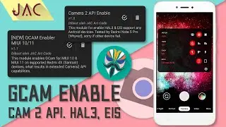 Fix Google Camera (GCam) / Cam 2 API Module Magisk - MIUI 10 & MIUI 11 Global Stable [JAC Art Code]