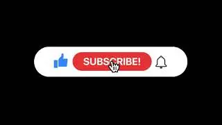 | Non Copyrighted | Black Screen Subscribe Button With sound | Like, Subscribe & Bell Button
