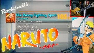 NARUTO OST - THE RISiNG FiGHTiNG SPIRiT♫(Lead) Rocksmith 2014
