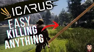 Cheap & EASY XP Farm KILL Anything in ICARUS with 3 pillars