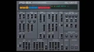 FREE SYNTH: PG-8X Plugin - No Talking Demo - Part 1