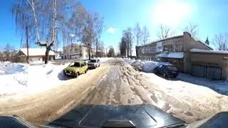 360. Панорама. Райцентр посёлок городского типа  Кумёны.