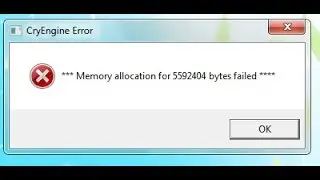 Memory Allocation Failed Fixed(Warface)