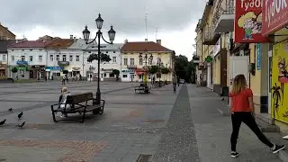 Дрогобич центр: Площа Ринок, частина базару, Суецький канал 4 липня 2021 р.