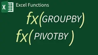 Excel GROUPBY & PIVOTBY: Summarize Data FAST (Better Than Pivot Tables!)