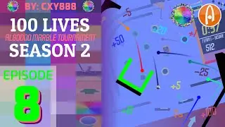 100 Lives Season 2 Episode 8 - Rollin' back to classics (Marble race tournament in Algodoo)