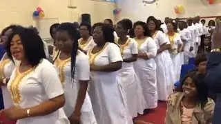 GHANAIAN ADVENTIST MASS SINGING BAND IN UK || PROCESSIONAL SONG (SDH 430)