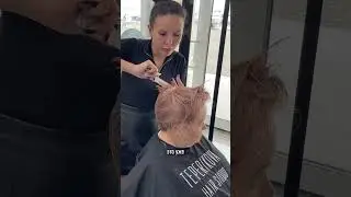 Уникальный метод окрашивания седины в мойке за 10 минут😍