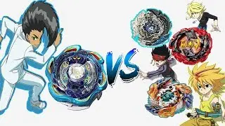 Бейблэйд БЛАСТ ДЖИНИУС J3 / Jinnius J3 VS Фафнир Ф4 Думсайзер Д3 Beyblade Burst Бейблейд Берст