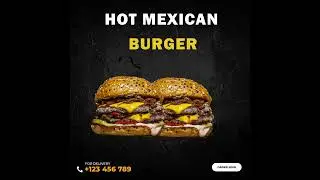 Instagram Food Motion Banner | BizzBytes