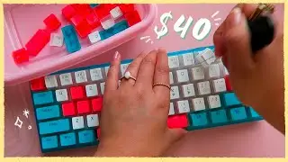 Modding a $40 Budget Mechanical Keyboard ✨ Womier WK61 & Akko Matcha Green Switches + Silicone Pour