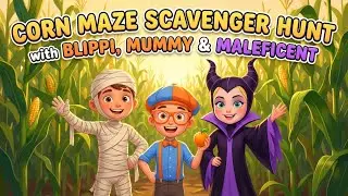 The Assistant invites Ryan and Little Blippi to the Corn Maze