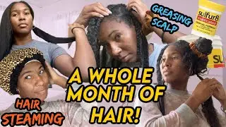 I DID THIS TO MY RELAXED HAIR FOR 30   DAYS