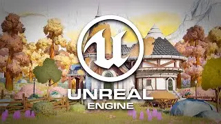 Autumn cottage - Environment Art scene