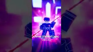EVOLVED LVL 100 LANCER (CHILD OF LIGHTS) HOWCASE IN ANIME ADVENTURES!