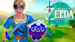 PLAYING The Legend Of Zelda Tears Of the Kingdom IN REAL LIFE!